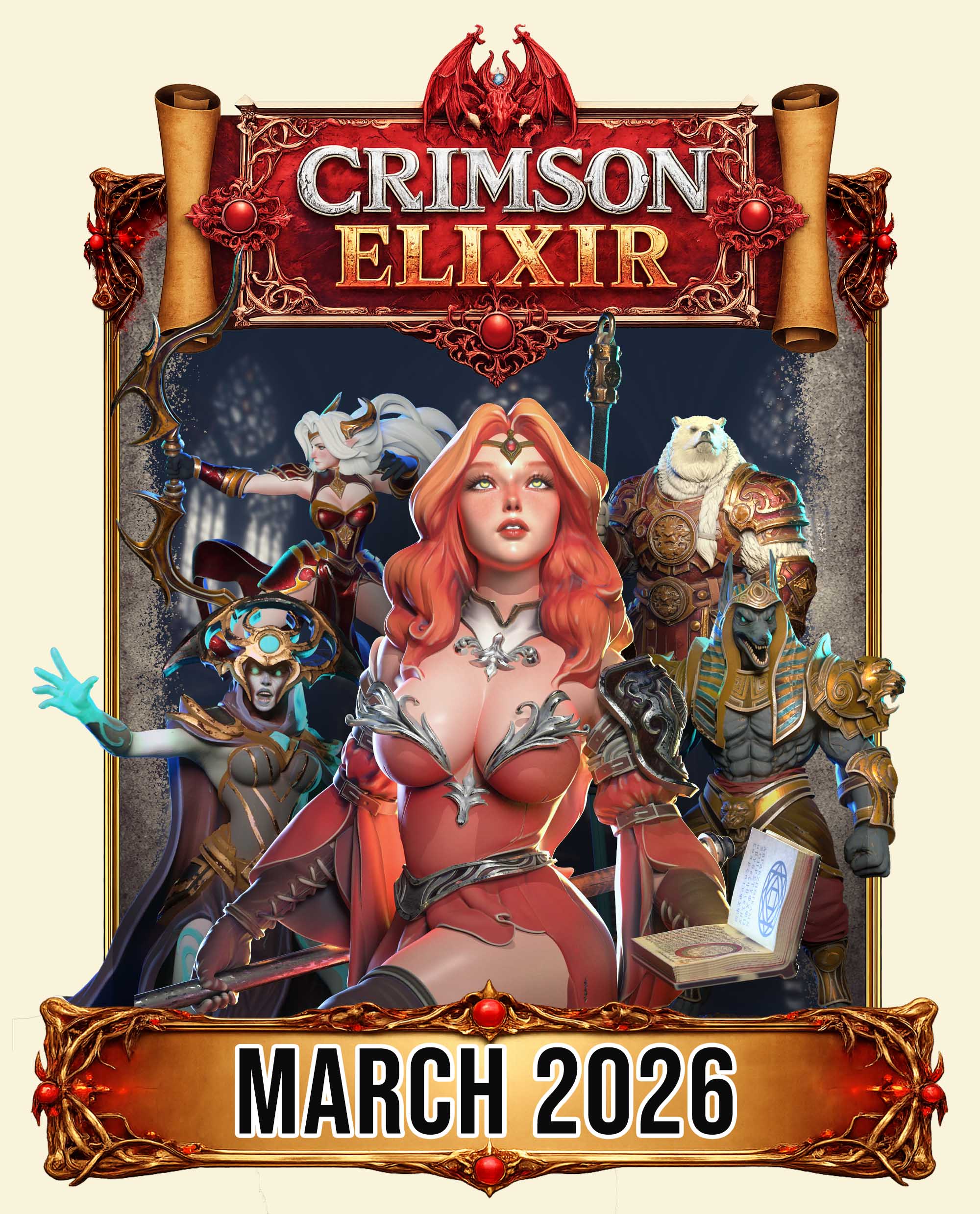 Crimson Elixir — dark fantasy miniatures